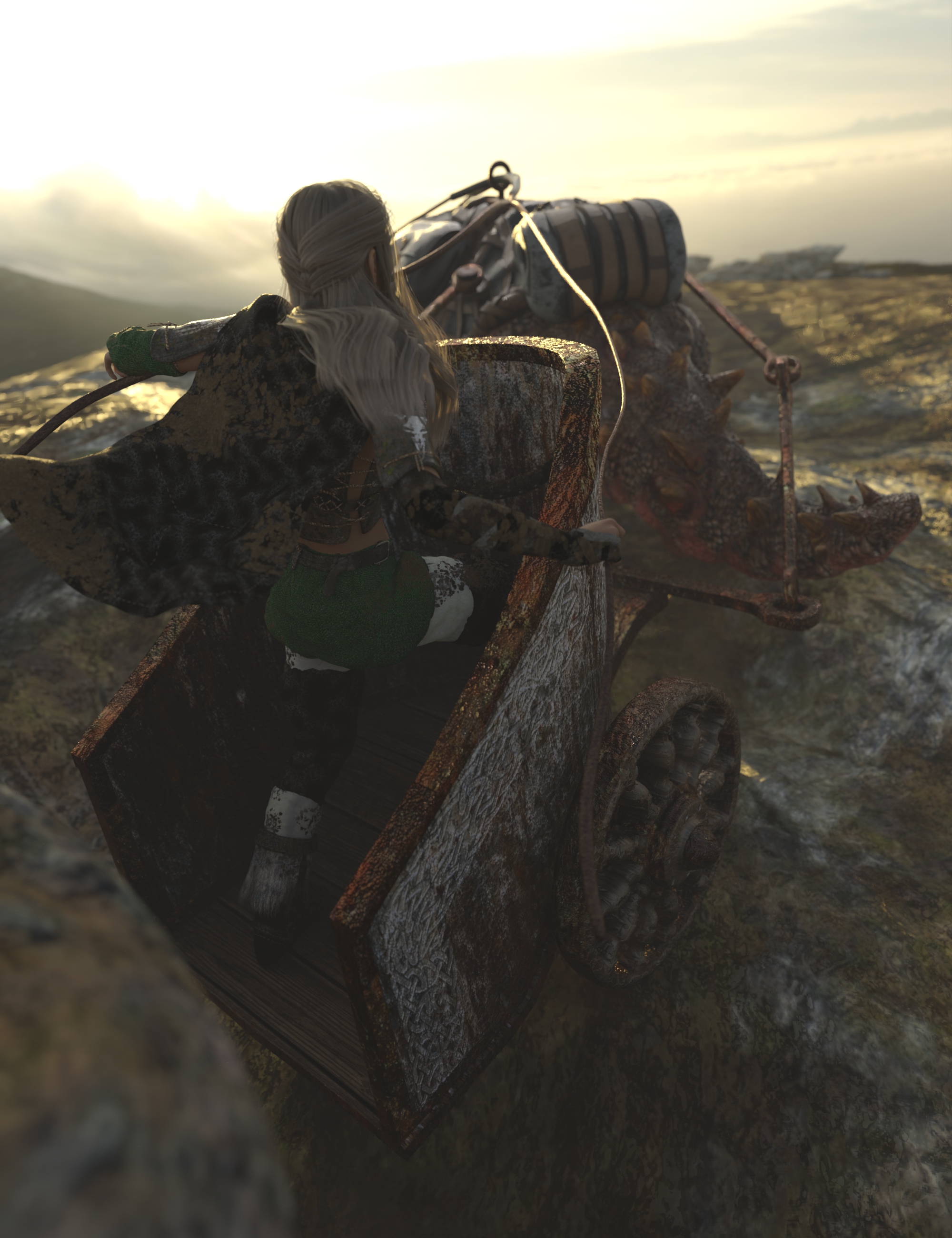Basilisk Chariot Basilisk Chariot by: Sixus1 Media, 3D Models by Daz 3D