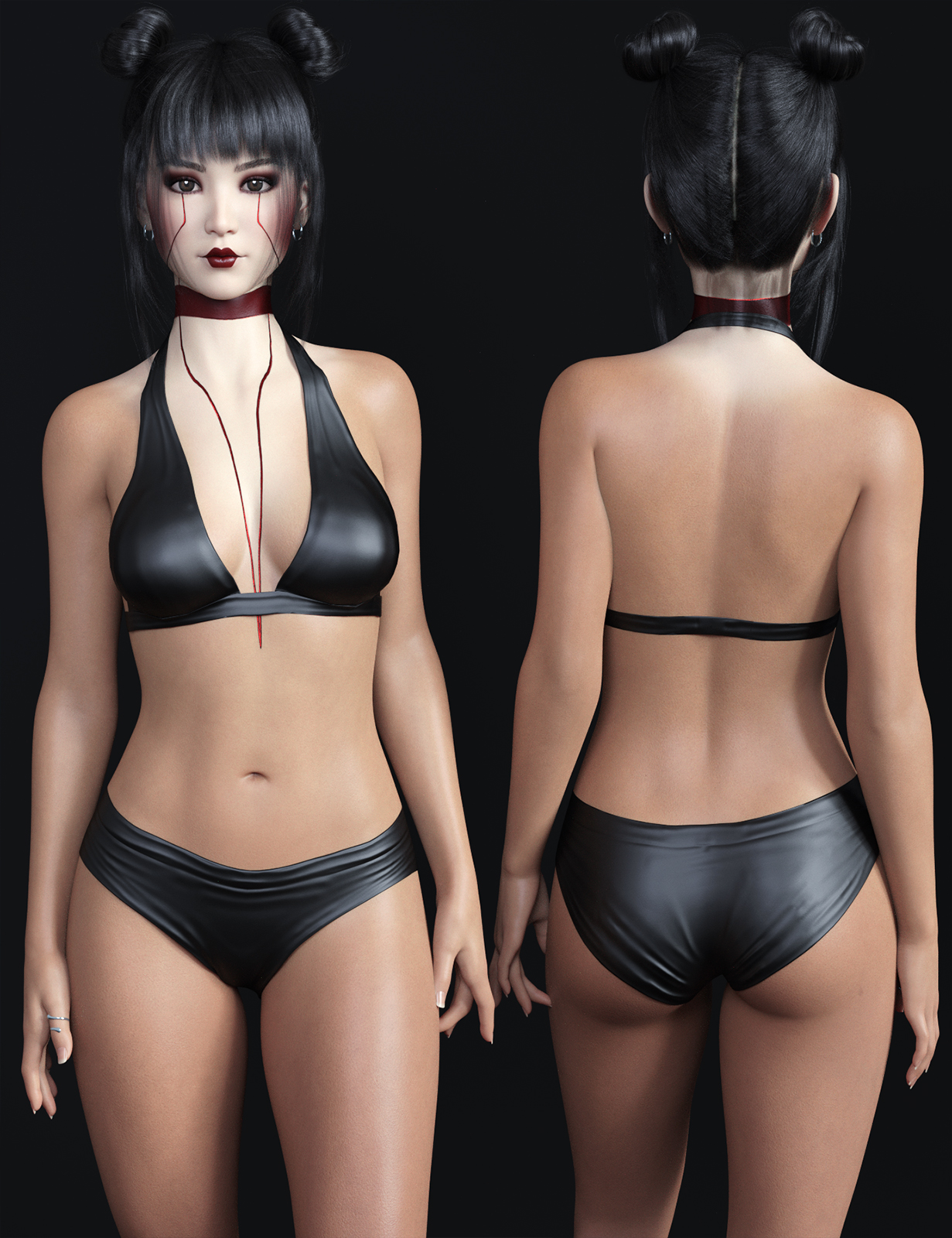 Nishi for Genesis 8 and 8.1 Female by: JessaiiRaziel, 3D Models by Daz 3D