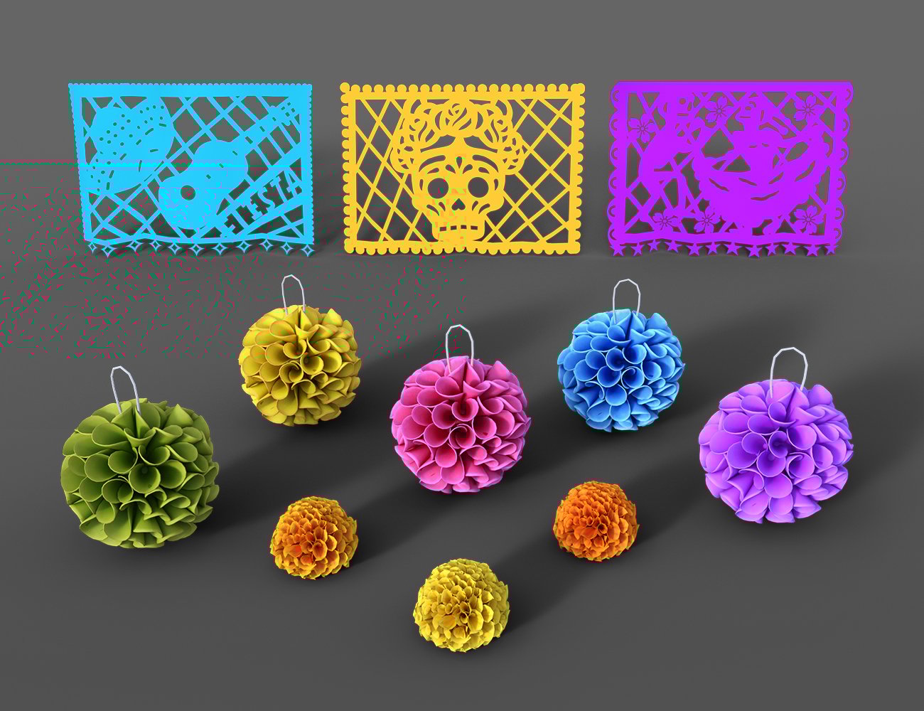 Day of the Dead Street Day of the Dead Street by: ThreeDigital, 3D Models by Daz 3D
