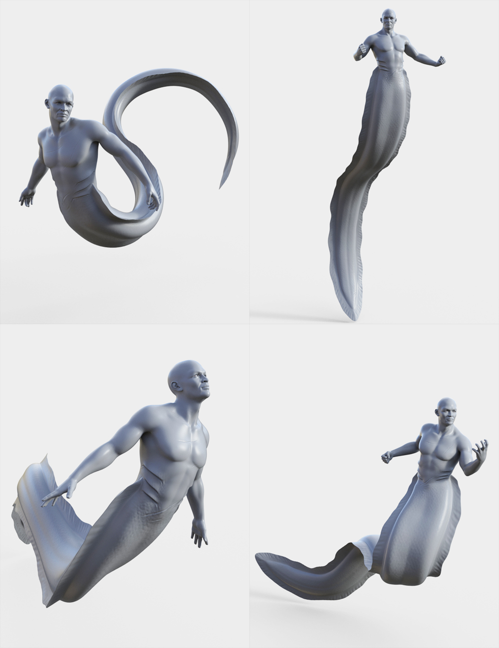 Waves of the Deep Poses and Props for Genesis 8.1 by: Muscleman, 3D Models by Daz 3D