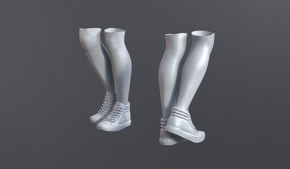 AJC Pro Skate Sneakers and Socks for Genesis 8 and 8.1 Females by: adeilsonjc, 3D Models by Daz 3D