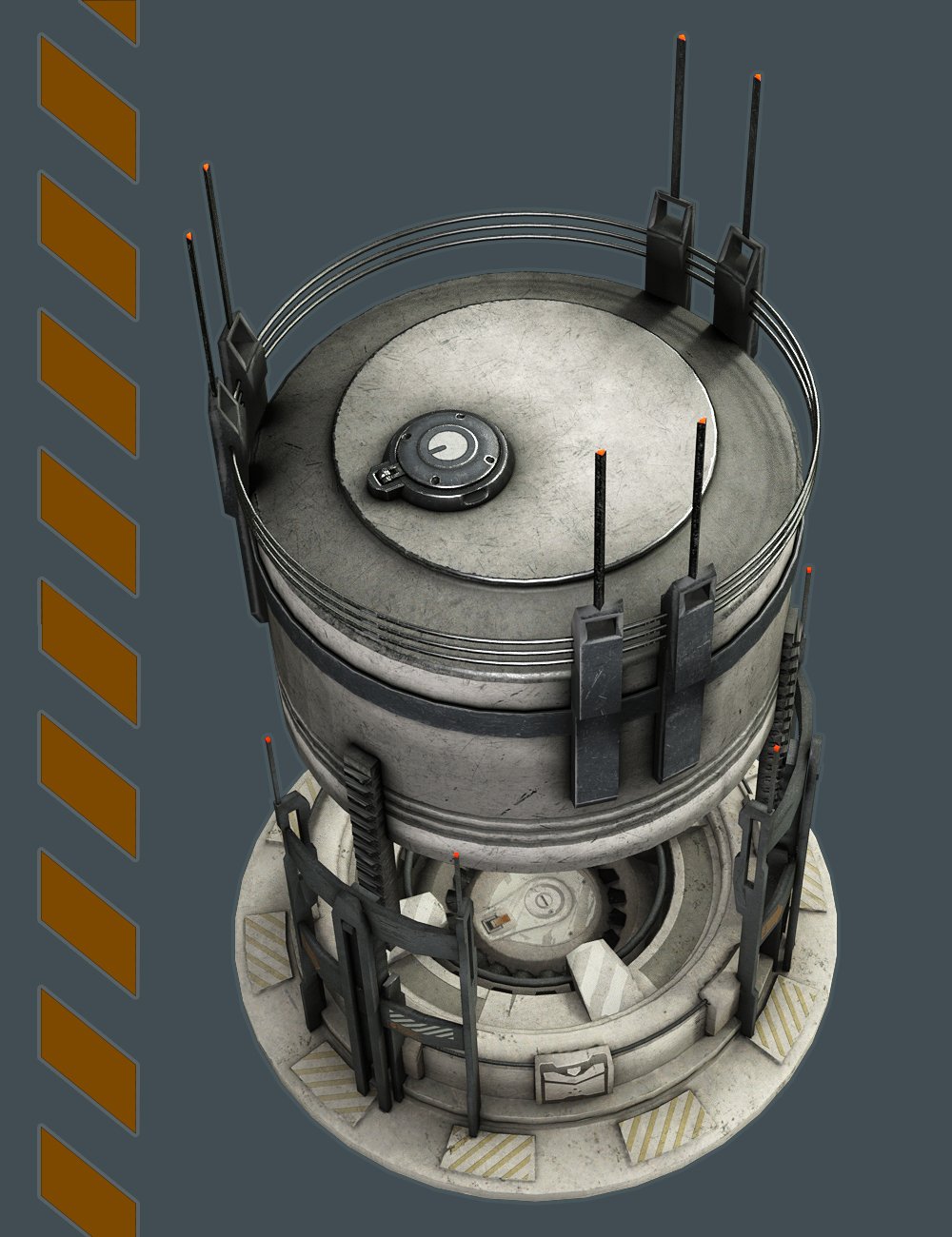 Frost Zone Mining Frost Zone Mining by: The AntFarm, 3D Models by Daz 3D