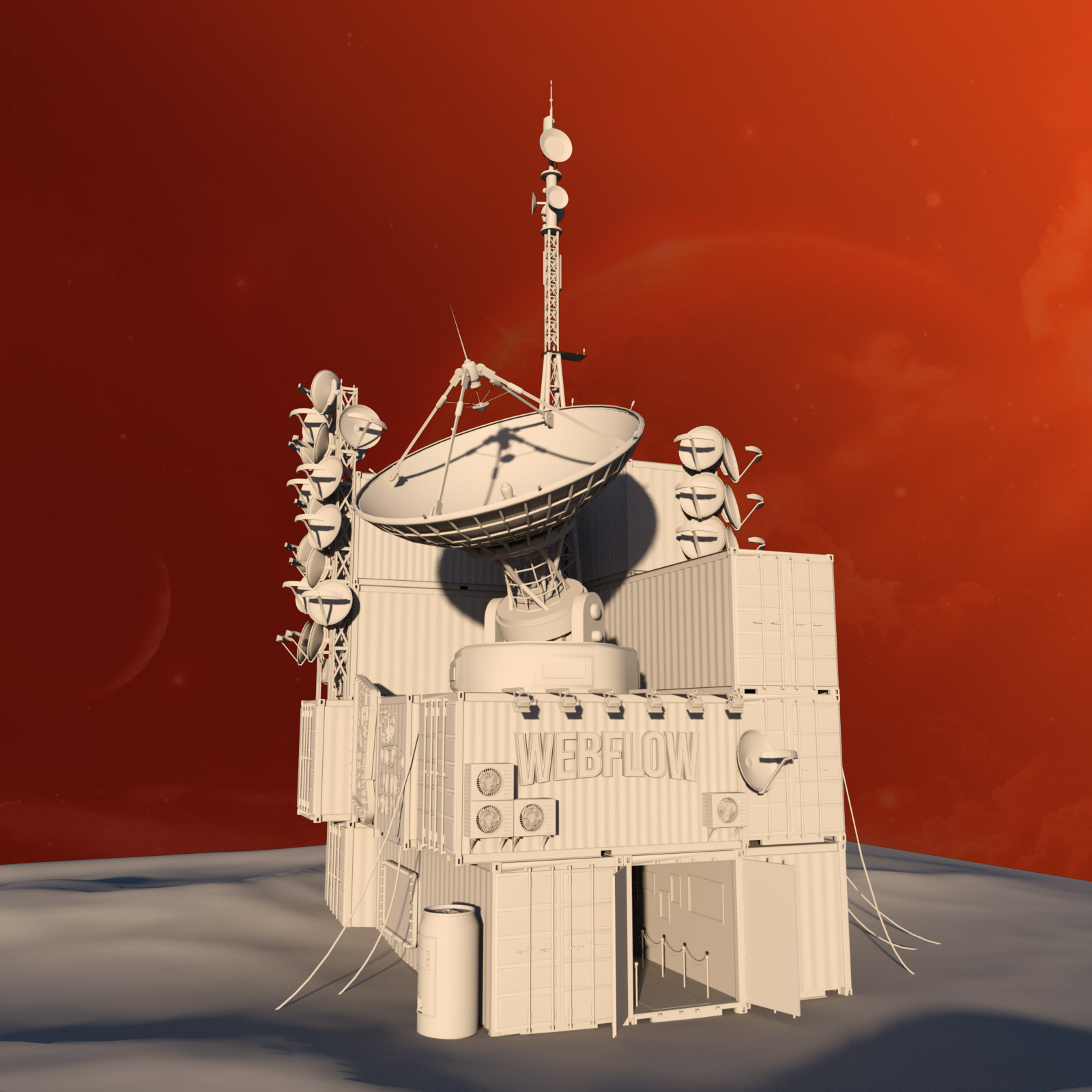 Martian Movie Theater Martian Movie Theater by: Ansiko, 3D Models by Daz 3D
