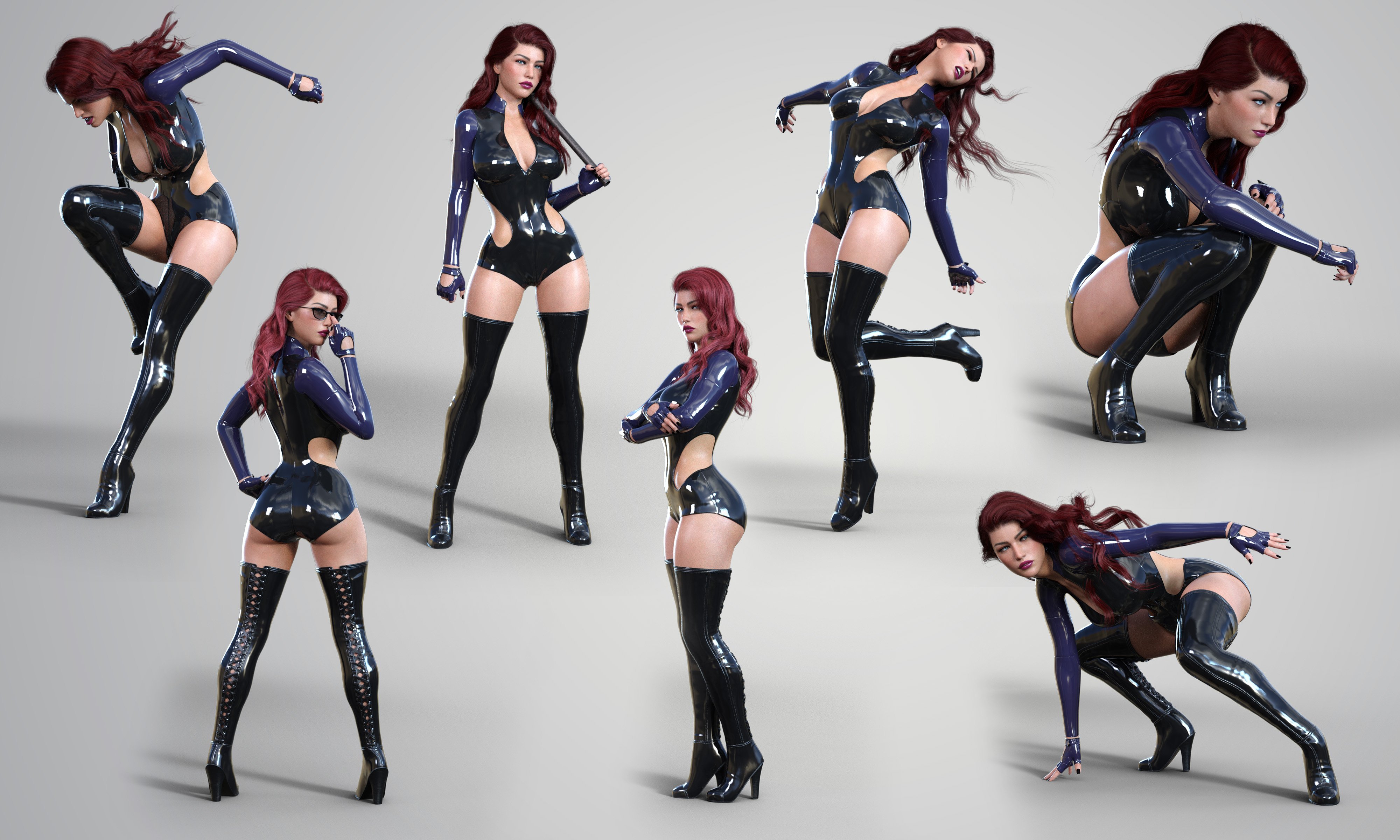 Z Bold Beauty Shape and Pose Mega Set by: Zeddicuss, 3D Models by Daz 3D