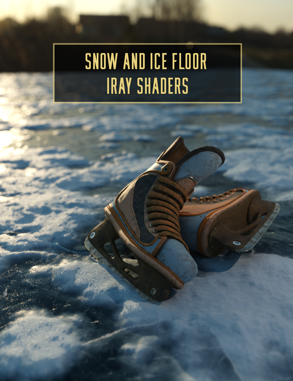 Snow And Ice Floor Iray Shaders by: Censored, 3D Models by Daz 3D