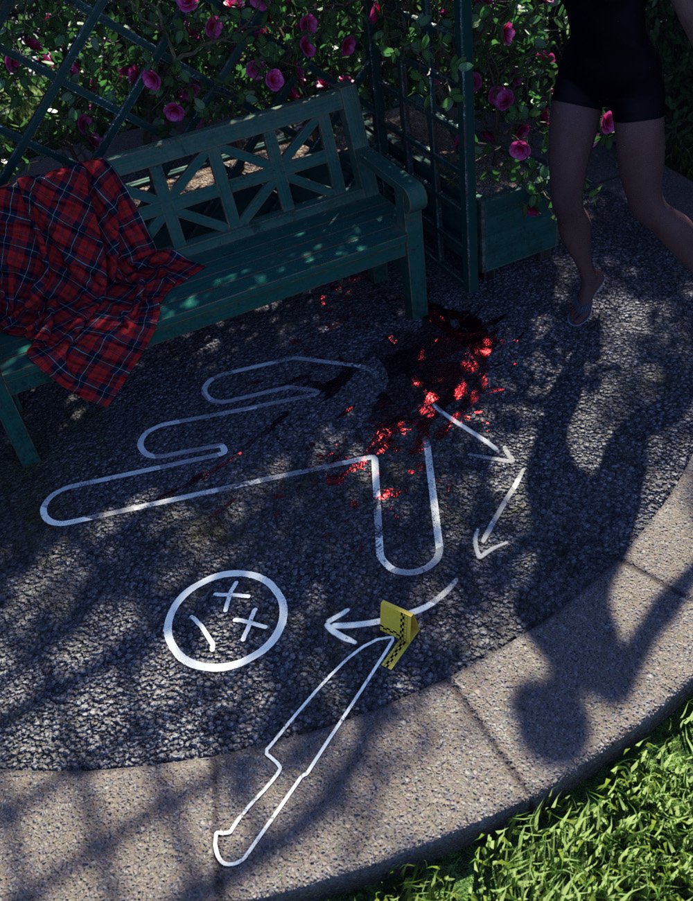 Chalk It Up! Murderous Mayhem Chalk It Up! Murderous Mayhem by: ForbiddenWhispersDavid Brinnen, 3D Models by Daz 3D