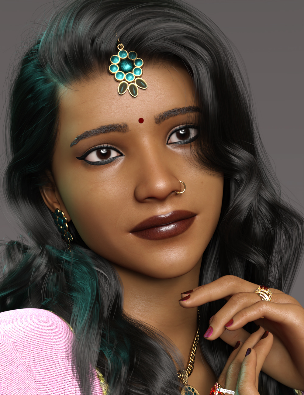 Radhika for Genesis 8.1 Female by: , 3D Models by Daz 3D