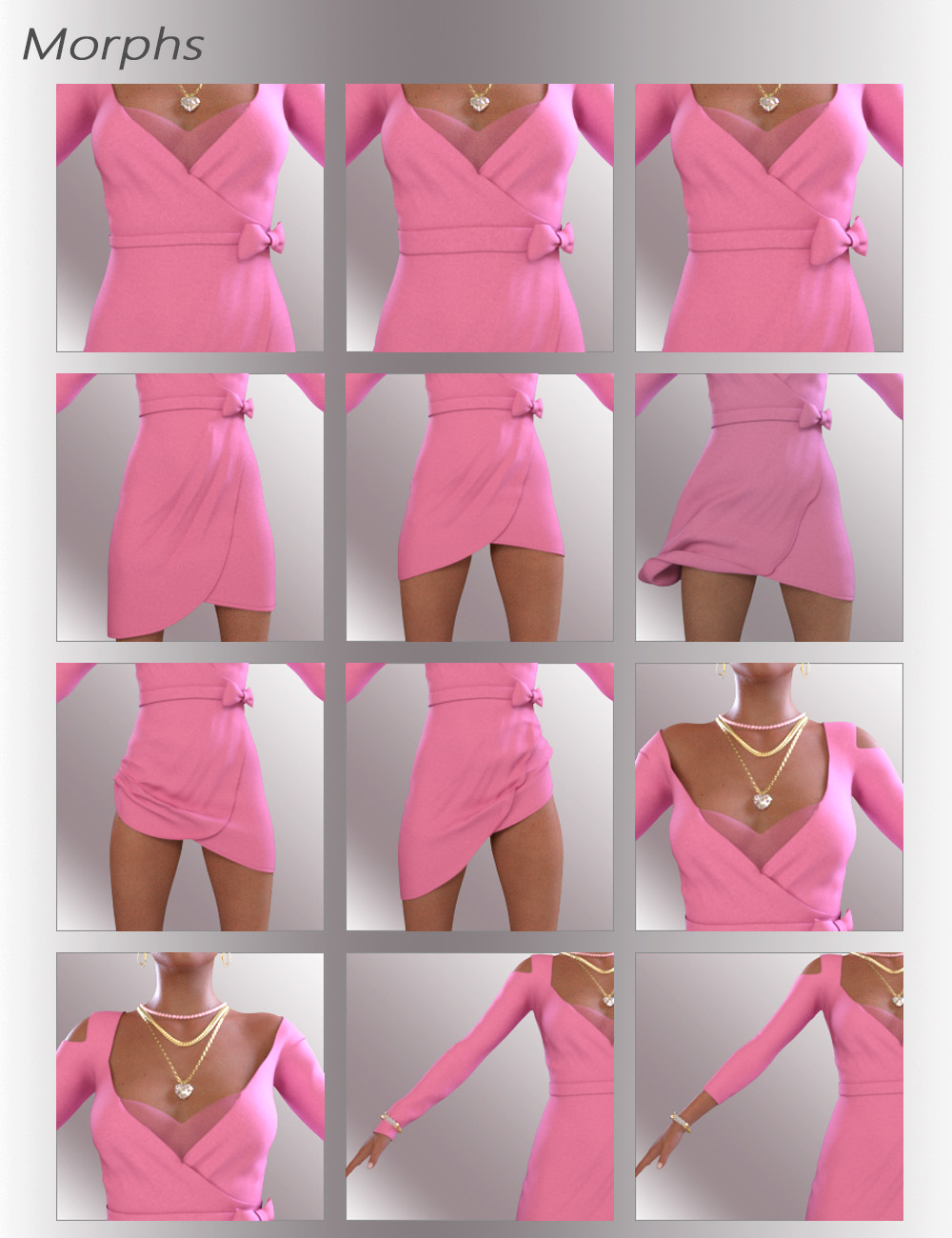 dForce Zoe Outfit for Genesis 8.1 Females by: OnnelArryn, 3D Models by Daz 3D