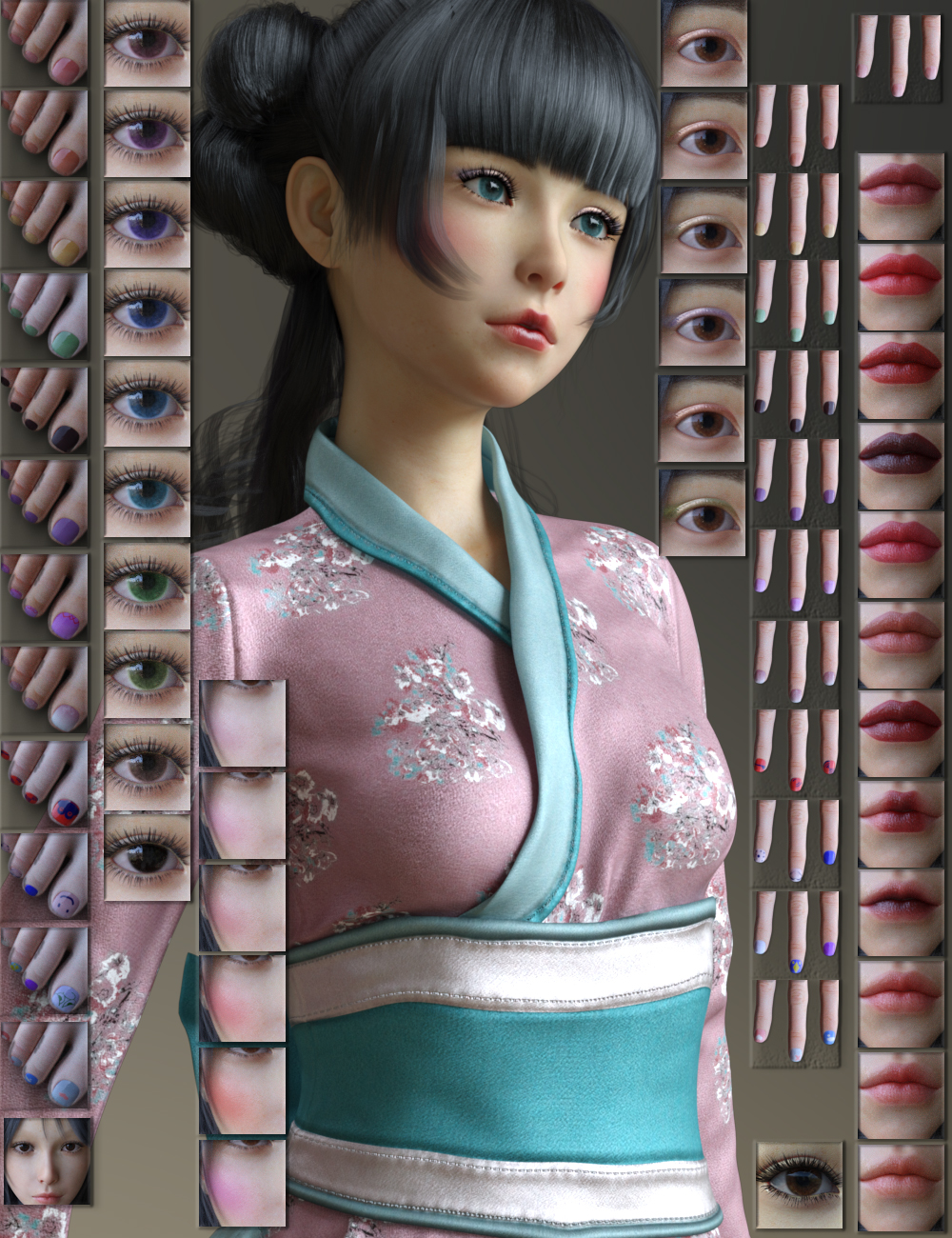 Vo Yukina for Genesis 8.1 Female by: VOOTW, 3D Models by Daz 3D