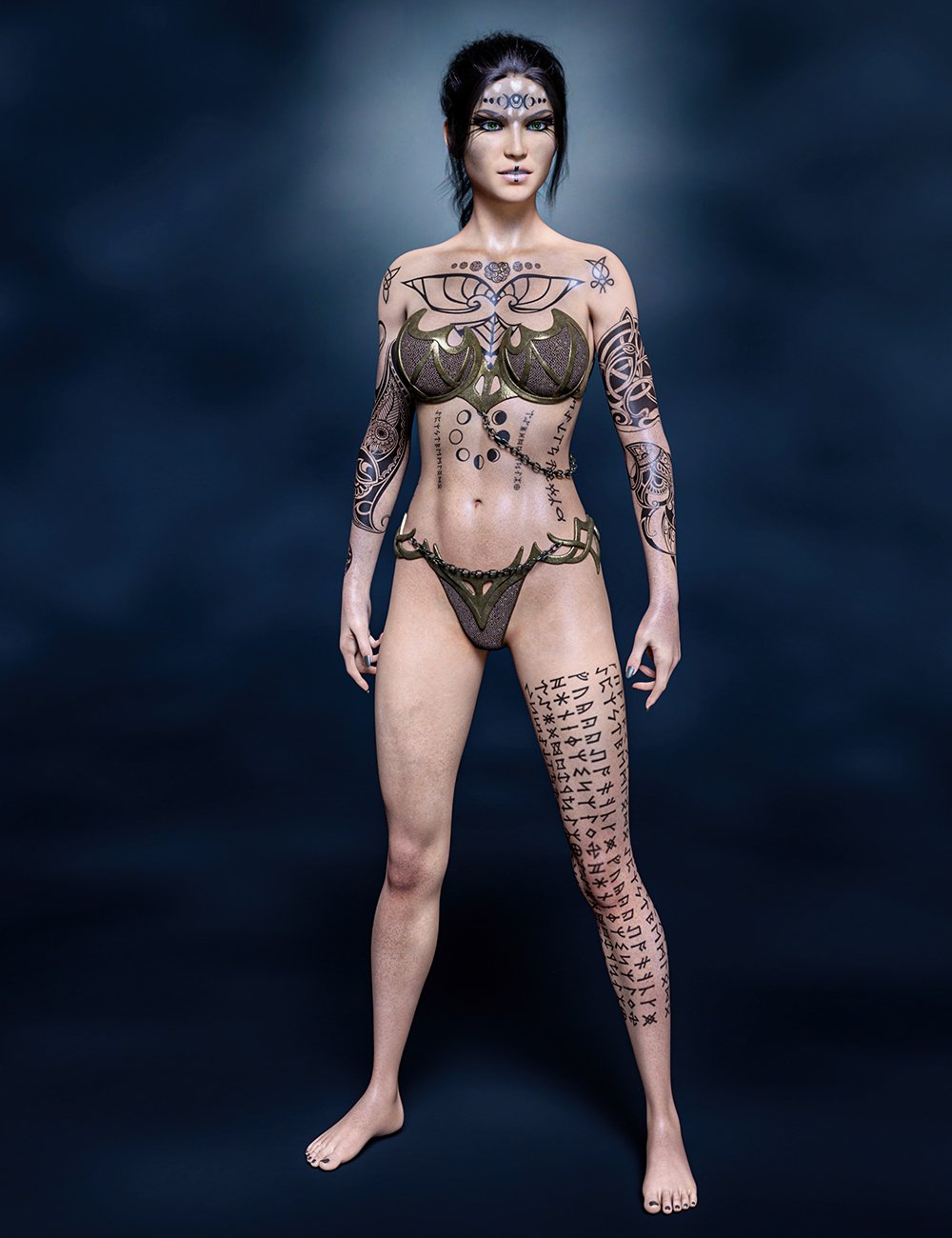 Genesis 8.1 Female Centaur and Violaine by: Colm Jackson, 3D Models by Daz 3D