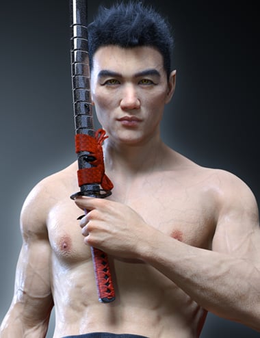 Jun-fan HD for Genesis 8.1 Male by: MorrisEmrys, 3D Models by Daz 3D
