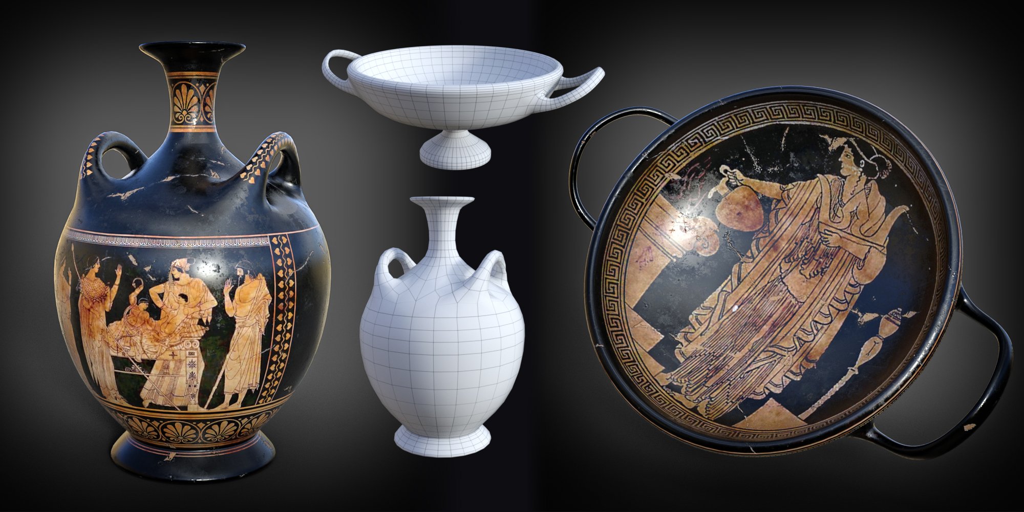 B.E.T.T.Y. Archaic Pottery 01 by: B.E.T.T.Y, 3D Models by Daz 3D