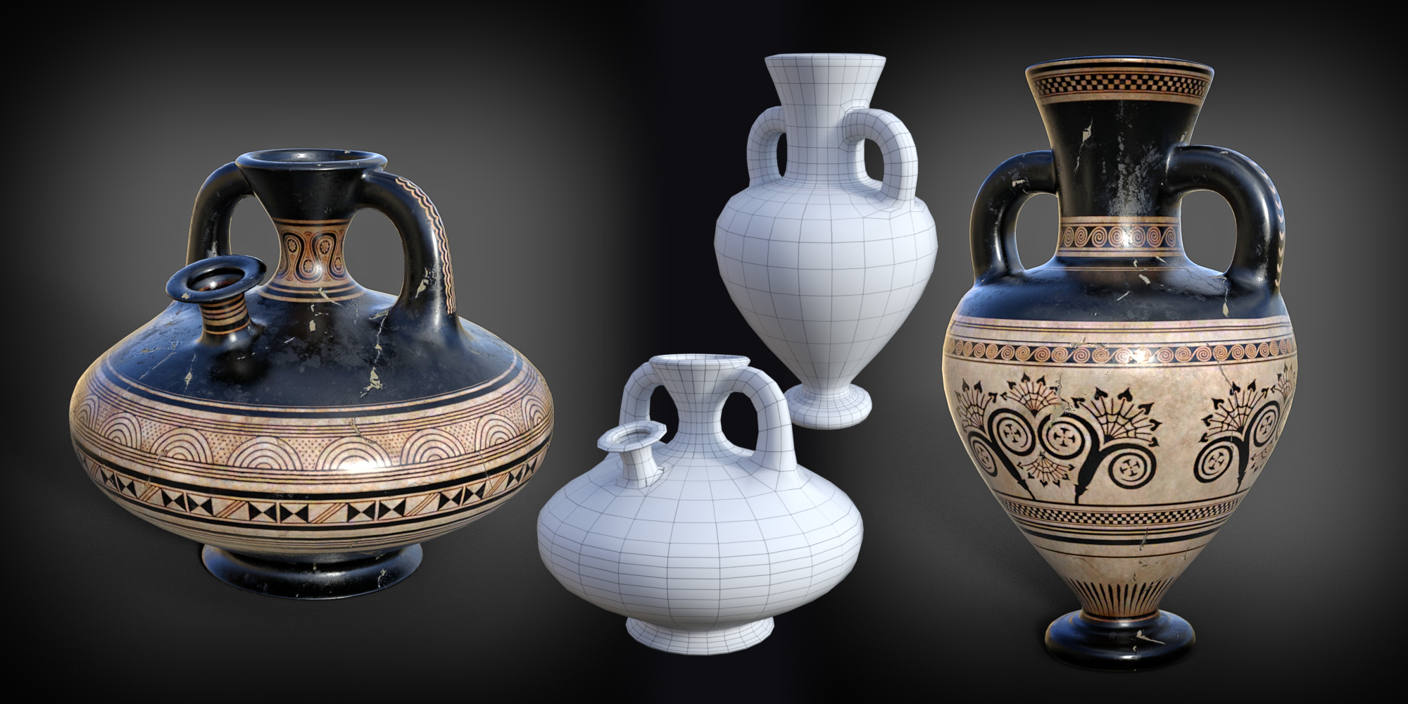 B.E.T.T.Y. Archaic Pottery 02 by: B.E.T.T.Y, 3D Models by Daz 3D