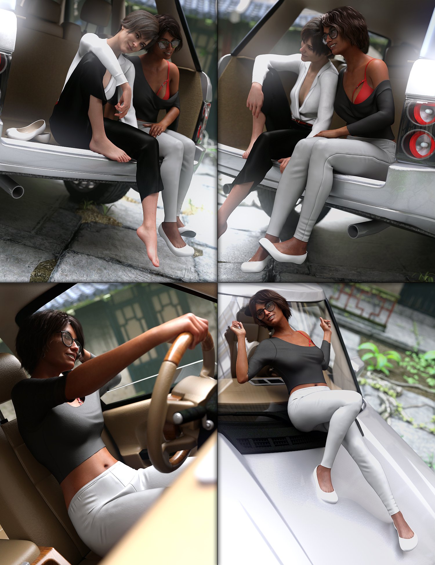 Road Trip Poses for Genesis 8 Female Road Trip Poses for Genesis 8 Female by: Devon, 3D Models by Daz 3D