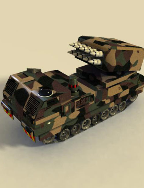 SR31 Mobile Missile Launcher by: drawbridgep, 3D Models by Daz 3D
