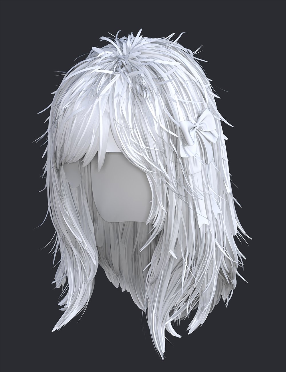 SU Medium Length Hair for Genesis 8 and 8.1 Females by: Sue Yee, 3D Models by Daz 3D