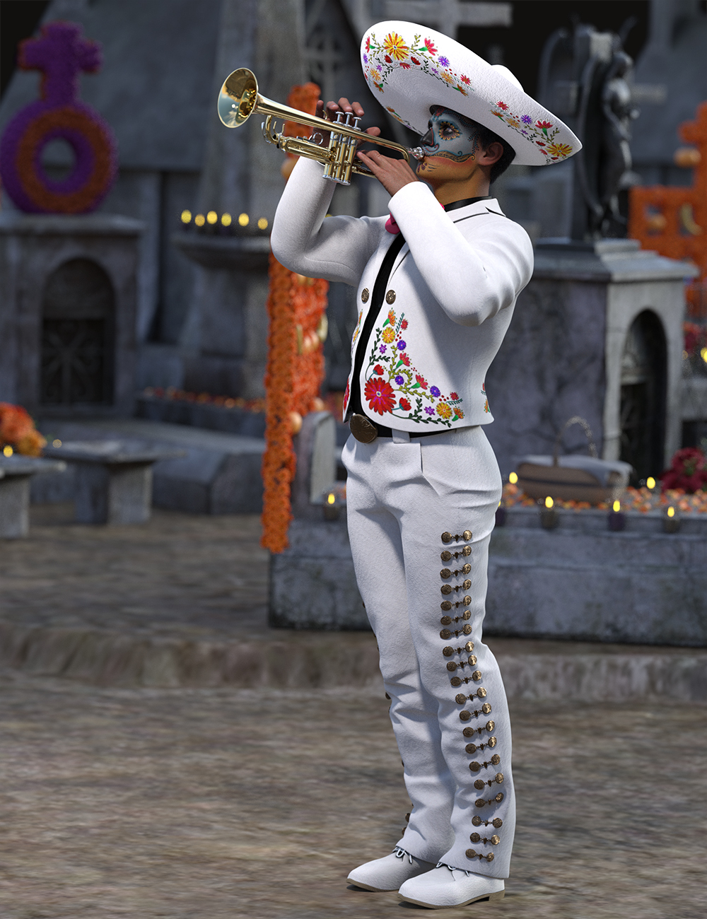 El Mariachi Poses for Pablo 8.1 by: Ensary, 3D Models by Daz 3D