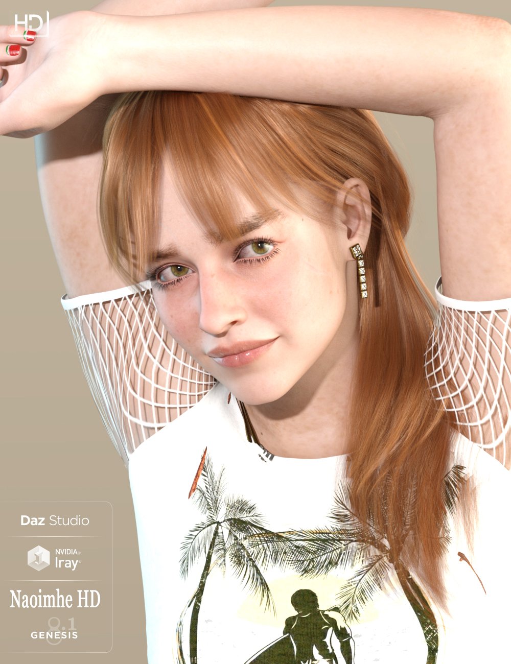 Naoimhe HD For Genesis 8.1 Female Naoimhe HD For Genesis 8.1 Female by: iSourceTextures, 3D Models by Daz 3D