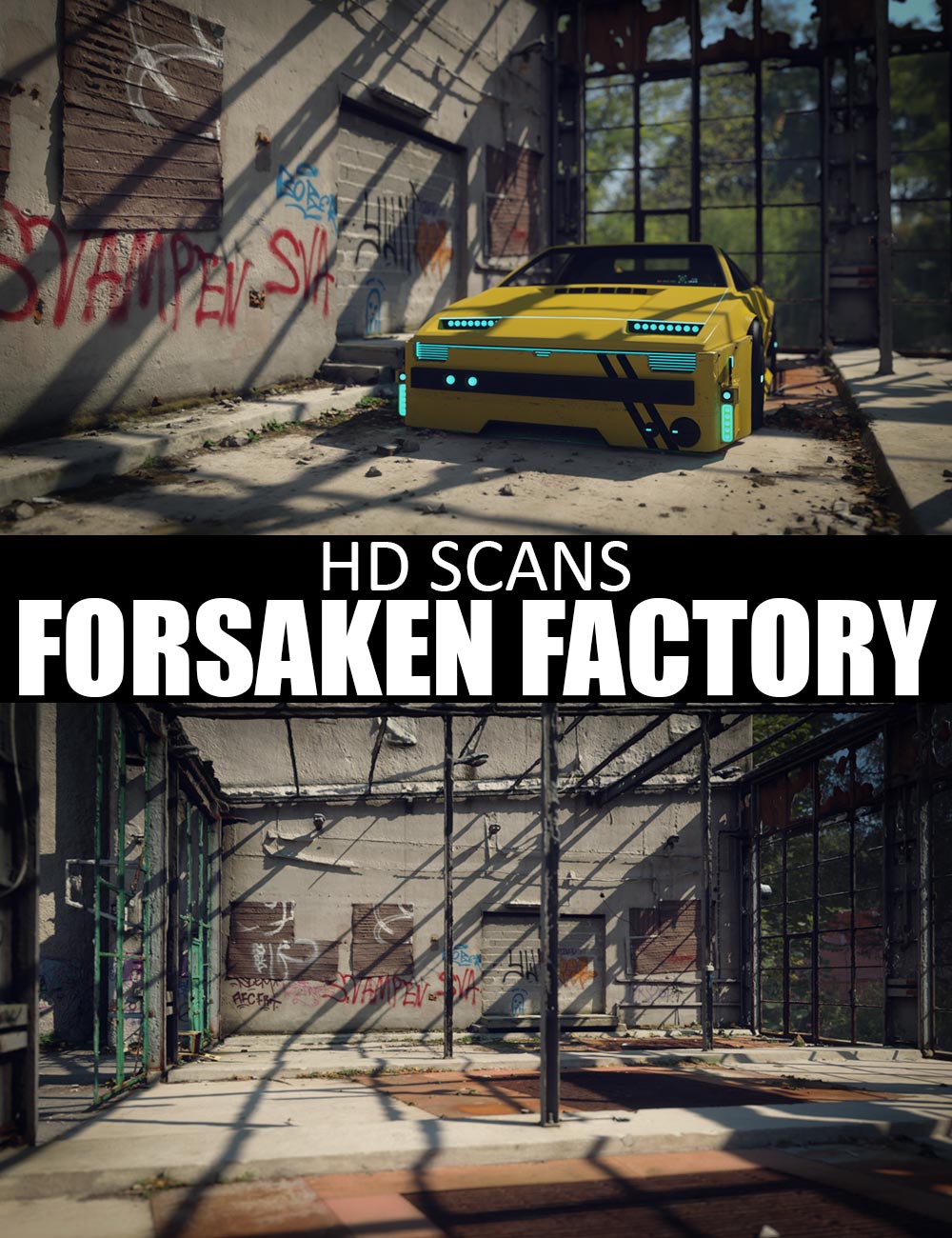 HD Scans Forsaken Factory by: Dreamlight, 3D Models by Daz 3D