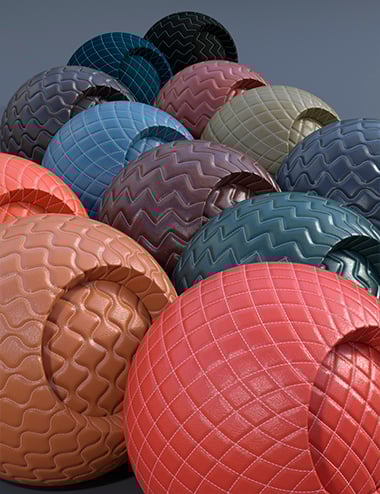 Stitched Leather - Iray Shaders Stitched Leather - Iray Shaders by: Dimidrol, 3D Models by Daz 3D