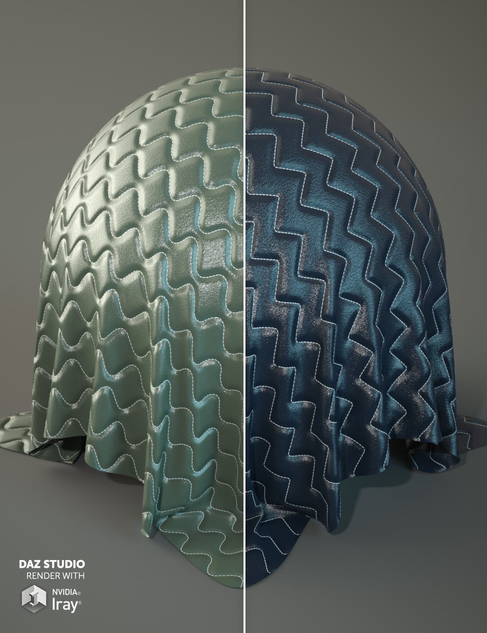 Stitched Leather - Iray Shaders by: Dimidrol, 3D Models by Daz 3D