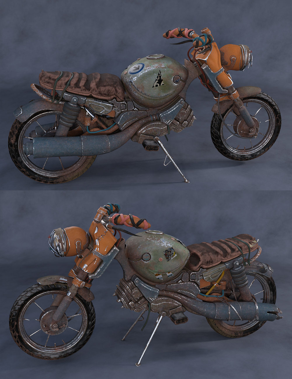 Scrappy Motorcycle by: , 3D Models by Daz 3D