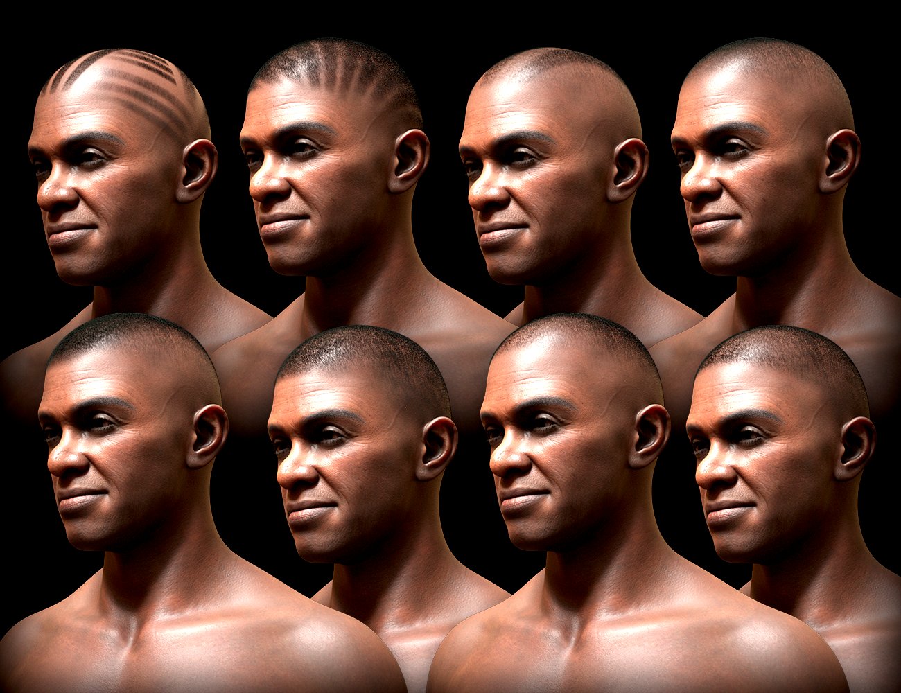 Pattern Shaved Head Hair for Genesis 8 Males Pattern Shaved Head Hair for Genesis 8 Males by: Matari3D, 3D Models by Daz 3D