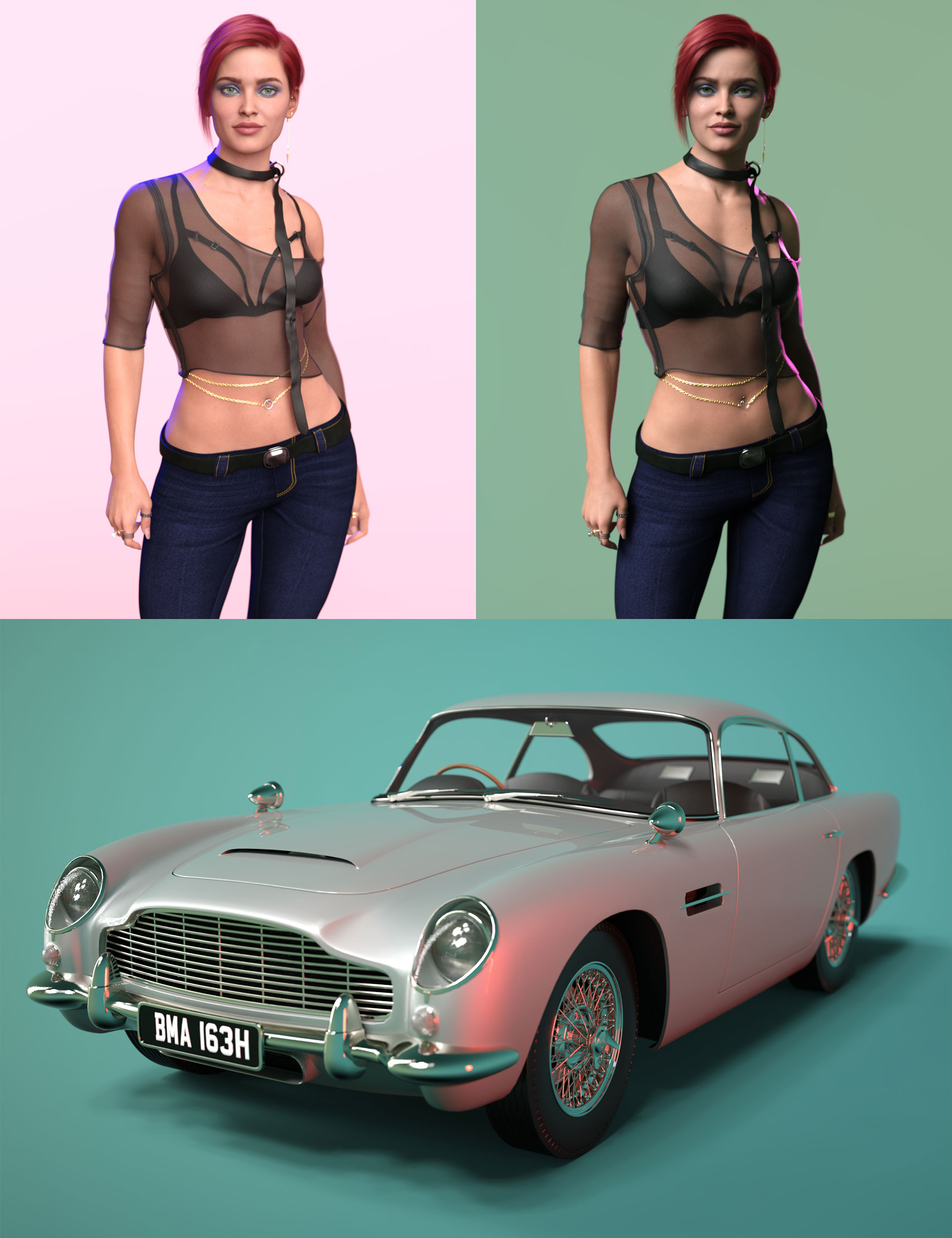 Click N' Render - Pastel Edition - IBL Set Click N' Render - Pastel Edition - IBL Set by: Cake One, 3D Models by Daz 3D