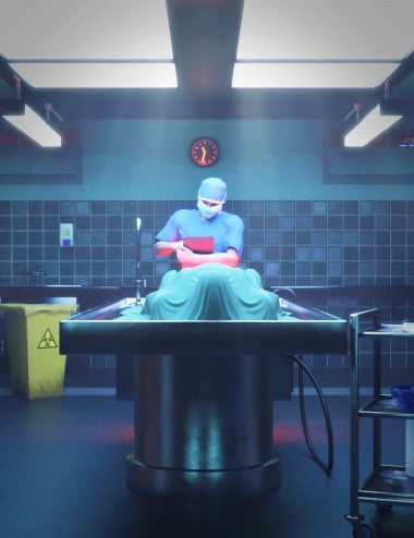 RL Morgue RL Morgue by: RavenLoorKindredArts, 3D Models by Daz 3D