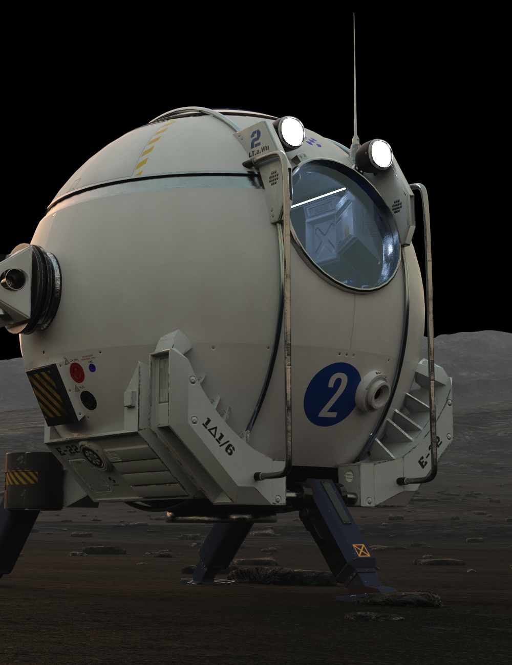 Artemis 13 Trans Lunar Tractor by: nEO, 3D Models by Daz 3D