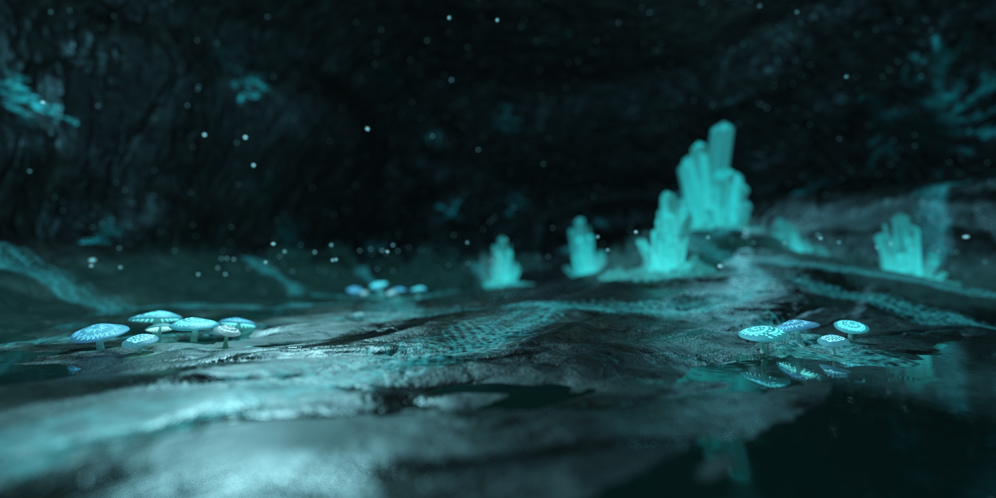 Crystal Cave by: FToRiSade, 3D Models by Daz 3D