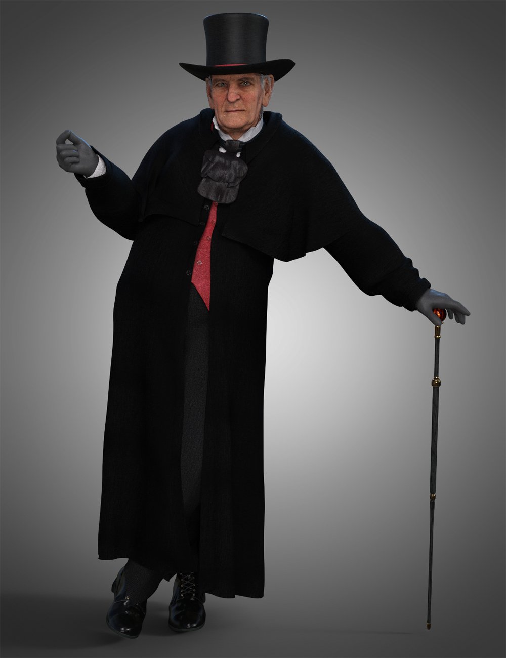 dForce Timeless Carol Outfit for Genesis 8 and 8.1 Males