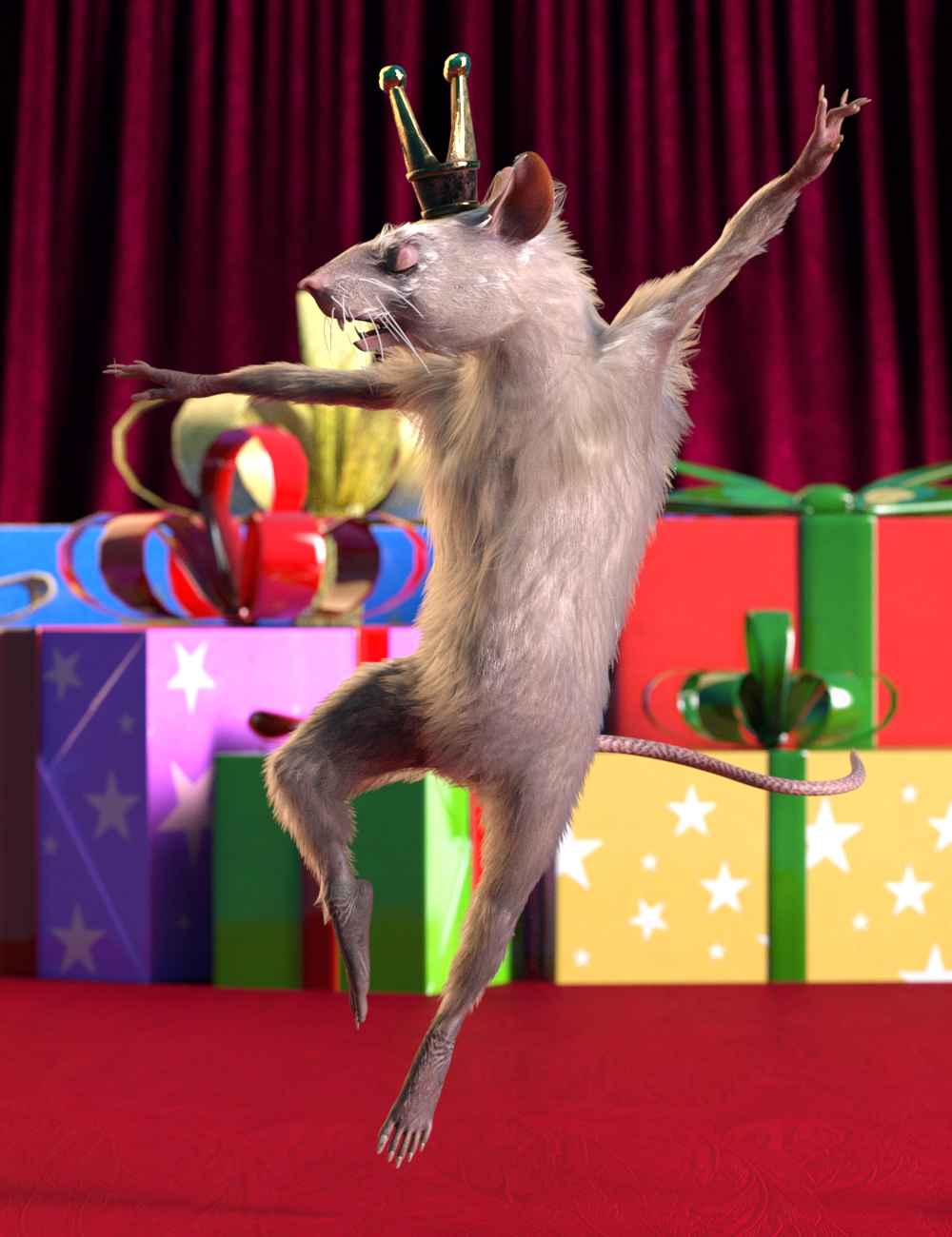 Nutcracker poses for Mouse King by: Ensary, 3D Models by Daz 3D