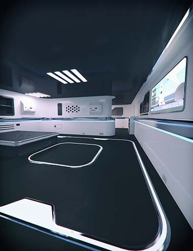 Modular Sci-fi Chamber Modular Sci-fi Chamber by: Mely3D, 3D Models by Daz 3D