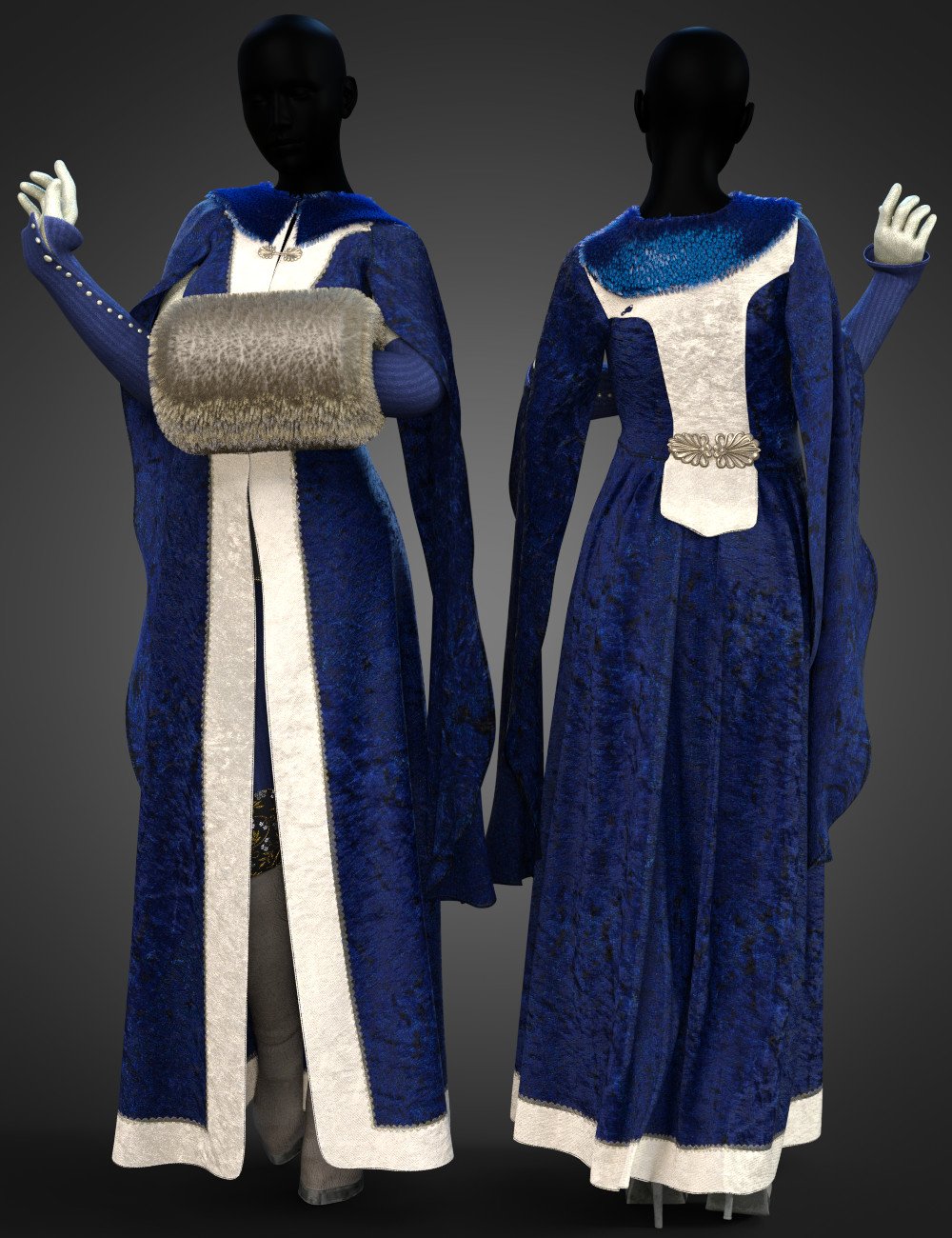 dForce Winter Splendor Outfit Texture Add-On