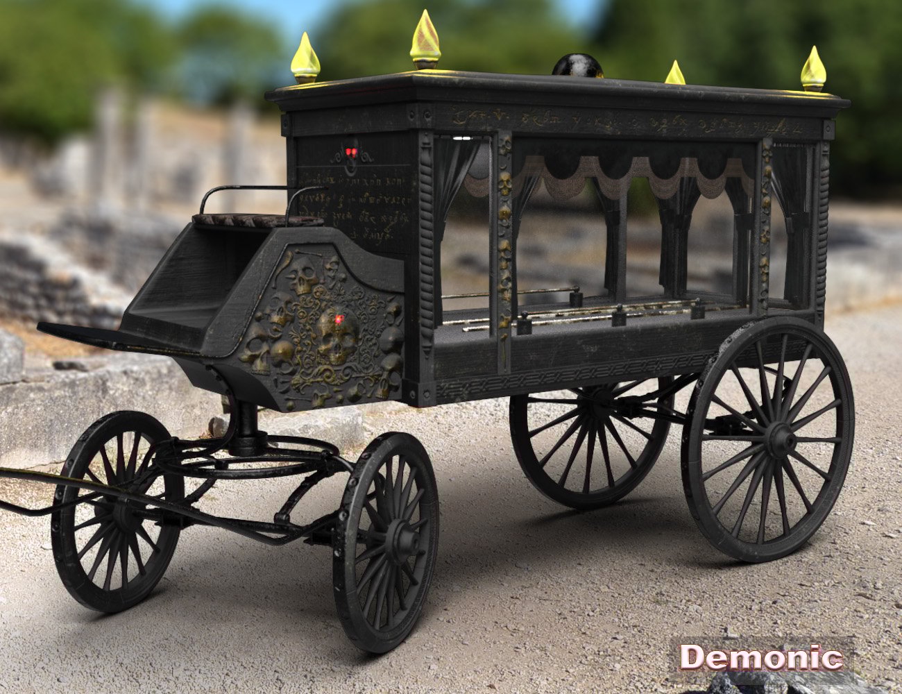 The Hearse Iray Textures Addon The Hearse Iray Textures Addon by: 3djoji, 3D Models by Daz 3D