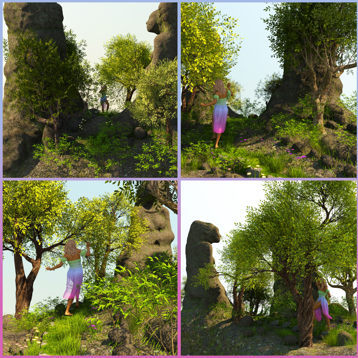 Tree Prop Pack by: Gendragon3D, 3D Models by Daz 3D