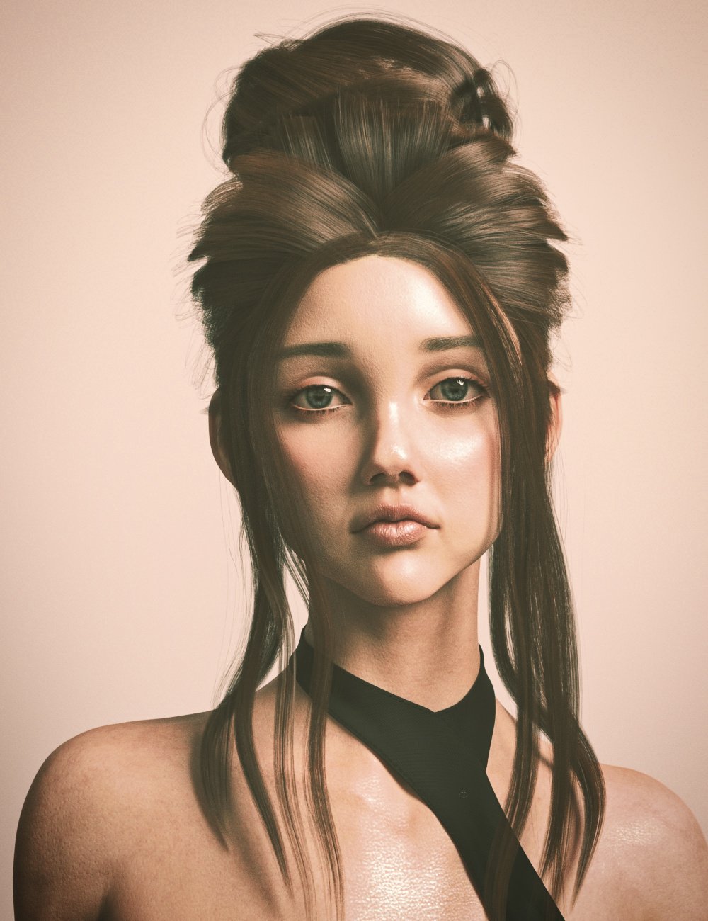 Liuhai Hair for Genesis 8 and 8.1 Females by: Ergou, 3D Models by Daz 3D