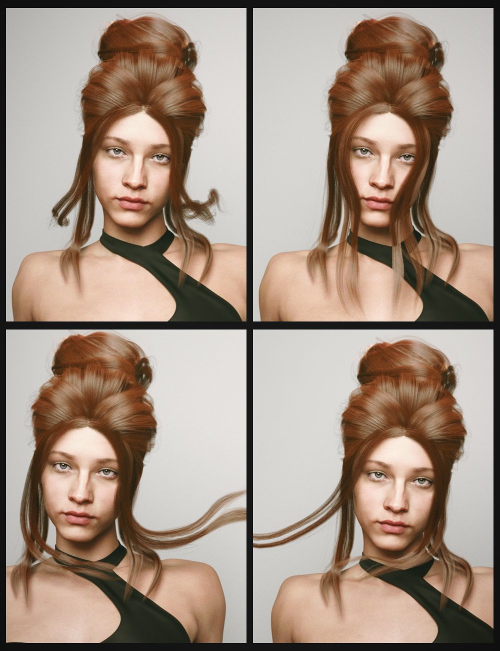 Liuhai Hair for Genesis 8 and 8.1 Females by: Ergou, 3D Models by Daz 3D