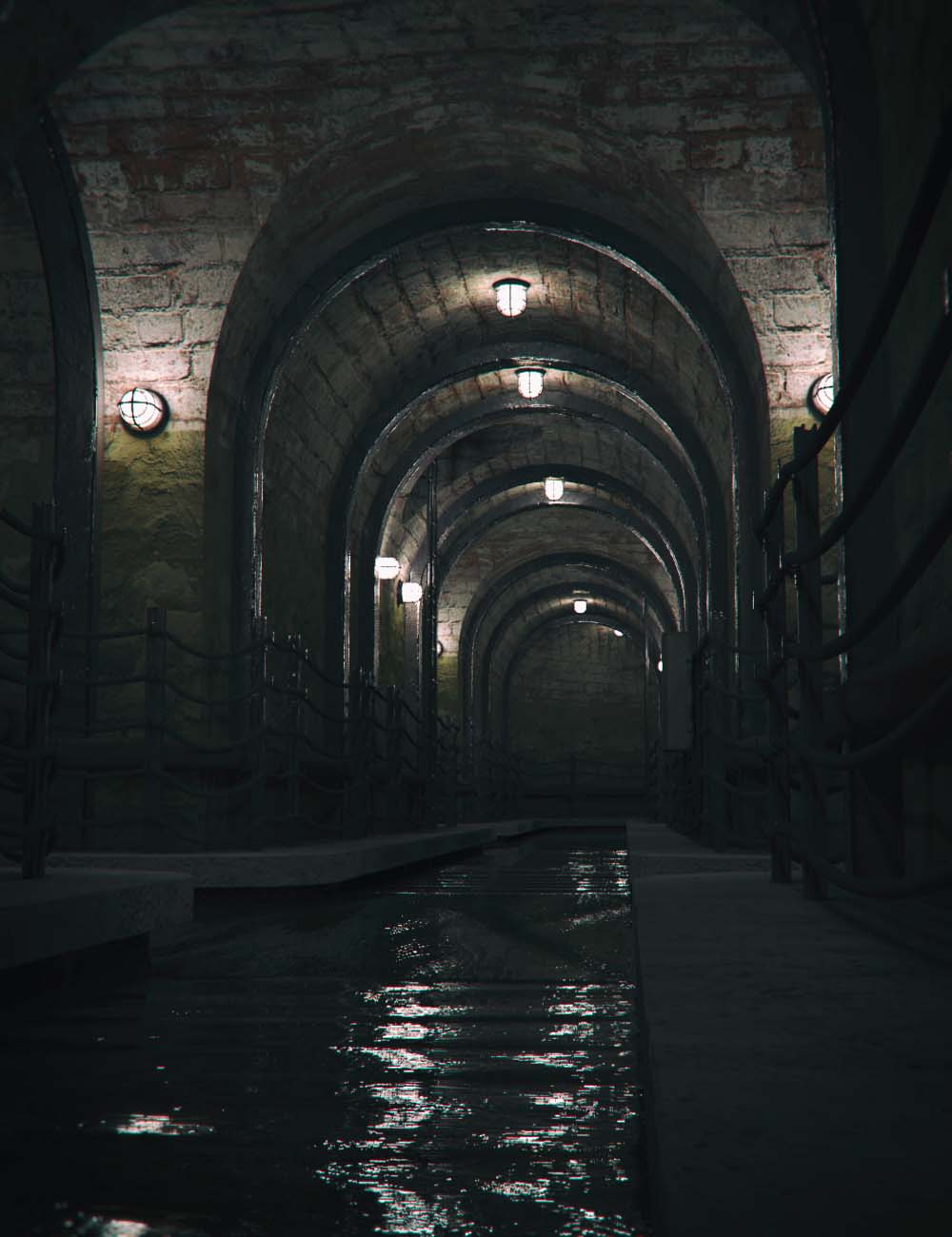 Old Underground Tunnel by: Mely3D, 3D Models by Daz 3D