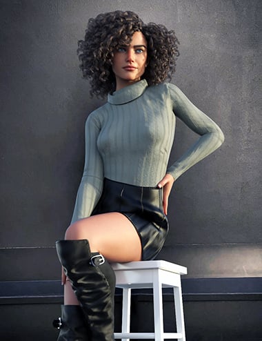 dForce Casual Fashion Outfit Vol 2 for Genesis 8 and 8.1 Females Bundle