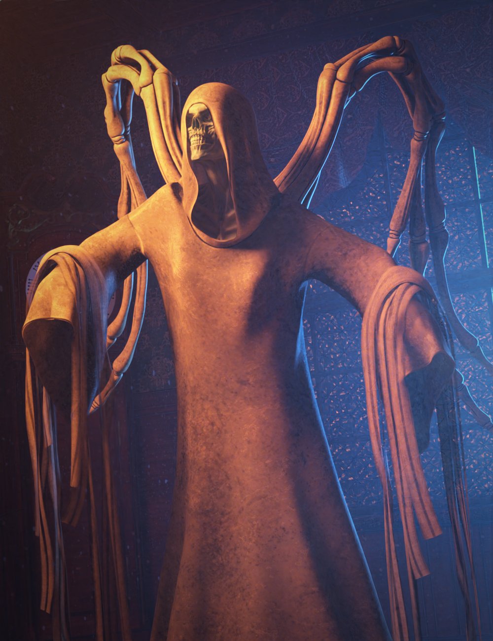 Omen of Futurity for Genesis 8.1 Female by: Josh Crockett, 3D Models by Daz 3D