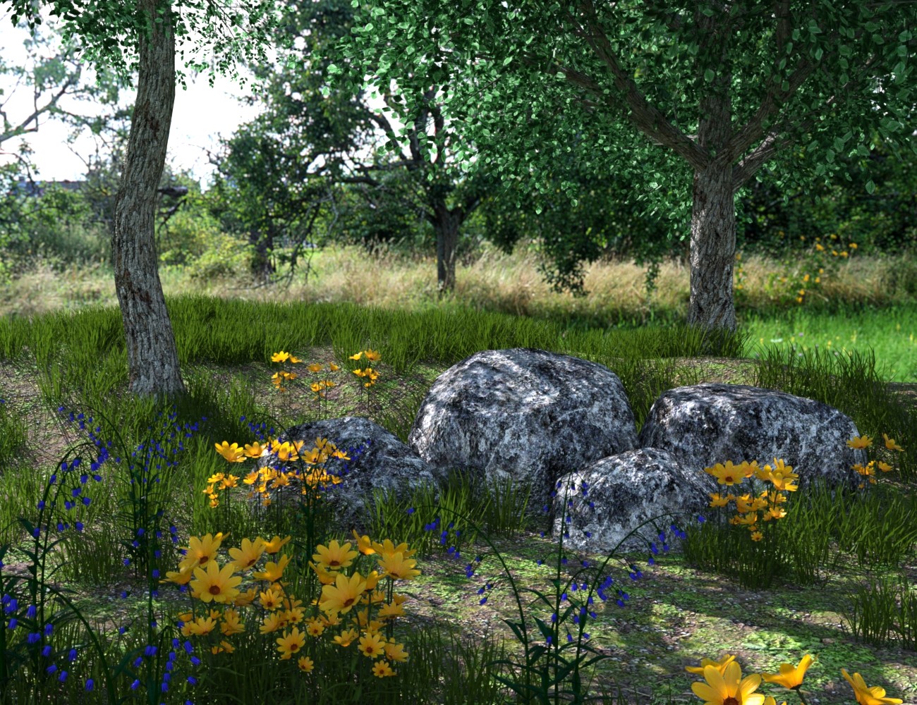 My Little Space in Nature My Little Space in Nature by: JeffersonAF, 3D Models by Daz 3D
