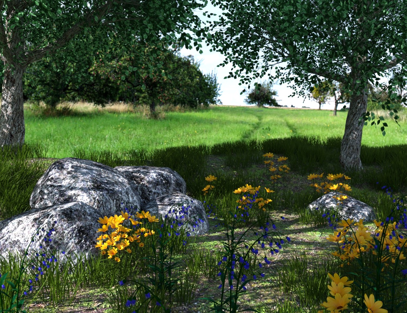 My Little Space in Nature My Little Space in Nature by: JeffersonAF, 3D Models by Daz 3D