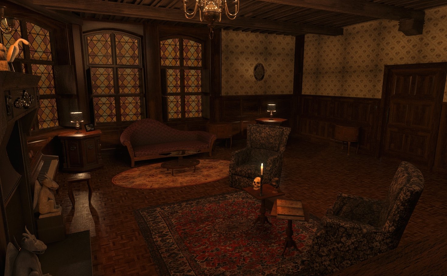 FG Spooky Haunted House FG Spooky Haunted House by: IronmanFugazi1968, 3D Models by Daz 3D