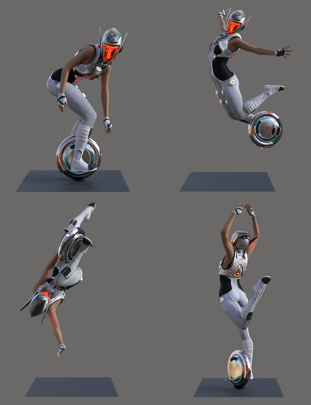 Hierarchical Poses for Gyrowheel Hierarchical Poses for Gyrowheel by: Ensary, 3D Models by Daz 3D
