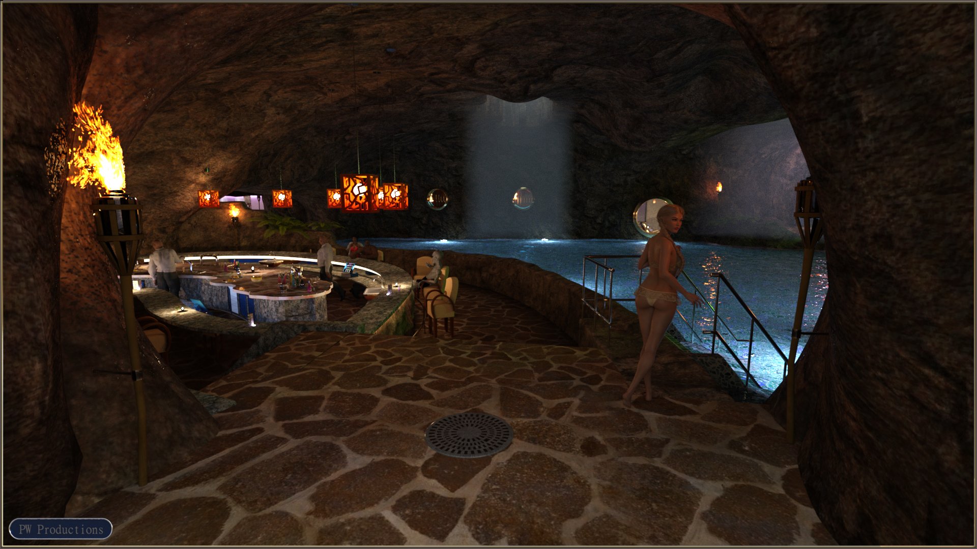 PW El Grotto Spa by: PW Productions, 3D Models by Daz 3D