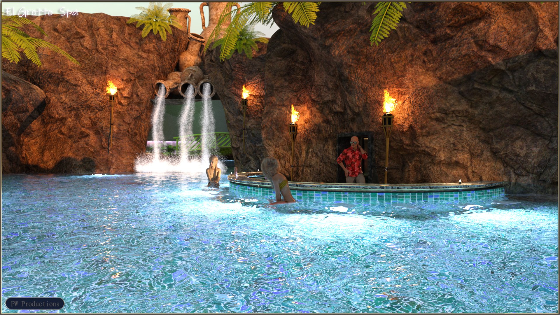 PW El Grotto Spa PW El Grotto Spa by: PW Productions, 3D Models by Daz 3D