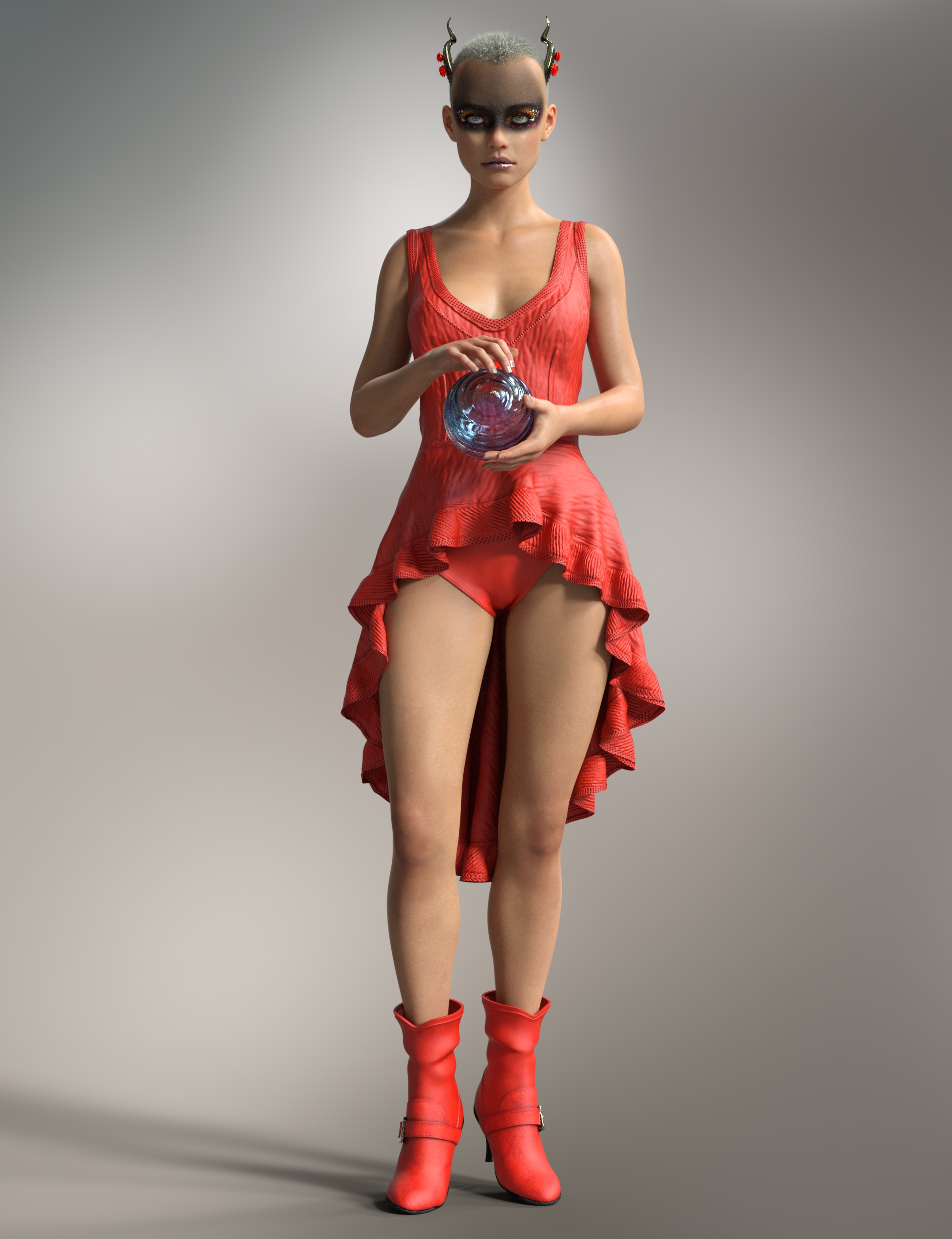 dForce Gaby Outfit for Genesis 8 and 8.1 Females by: Nelmi, 3D Models by Daz 3D