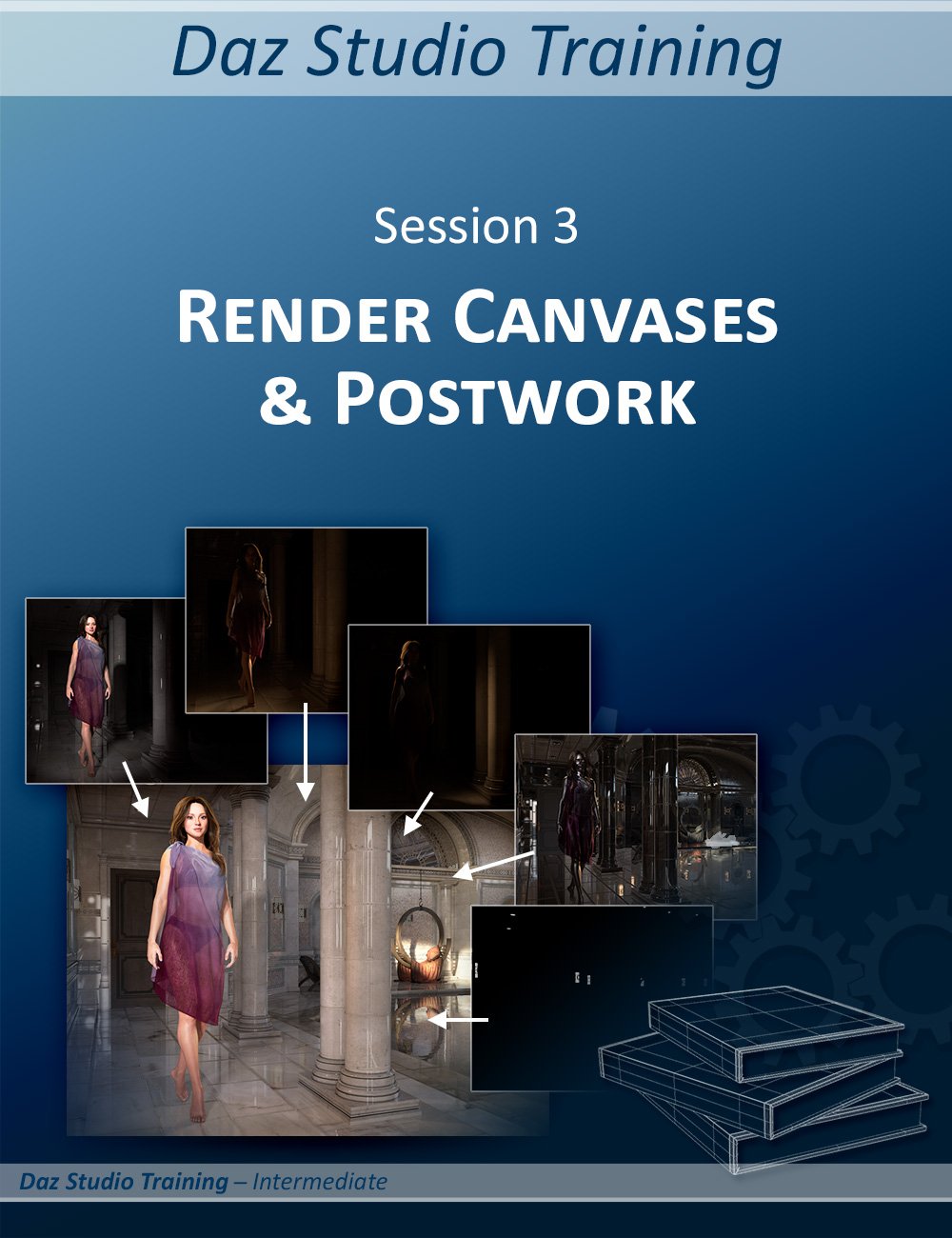 Daz Studio Training Intermediate 03 - Render Canvases and Postwork by: esha, 3D Models by Daz 3D